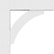 Ekena Millwork Standard Thorton Architectural Grade PVC Bracket with Block Ends, 5"W x 30"D x 30"H BKTP05X30X30THR05 - alternate 2
